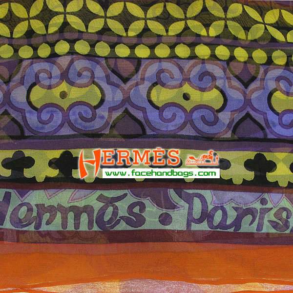 Hermes 100% Silk Square Scarf Light Purple HESISS 135 x 135 - Click Image to Close